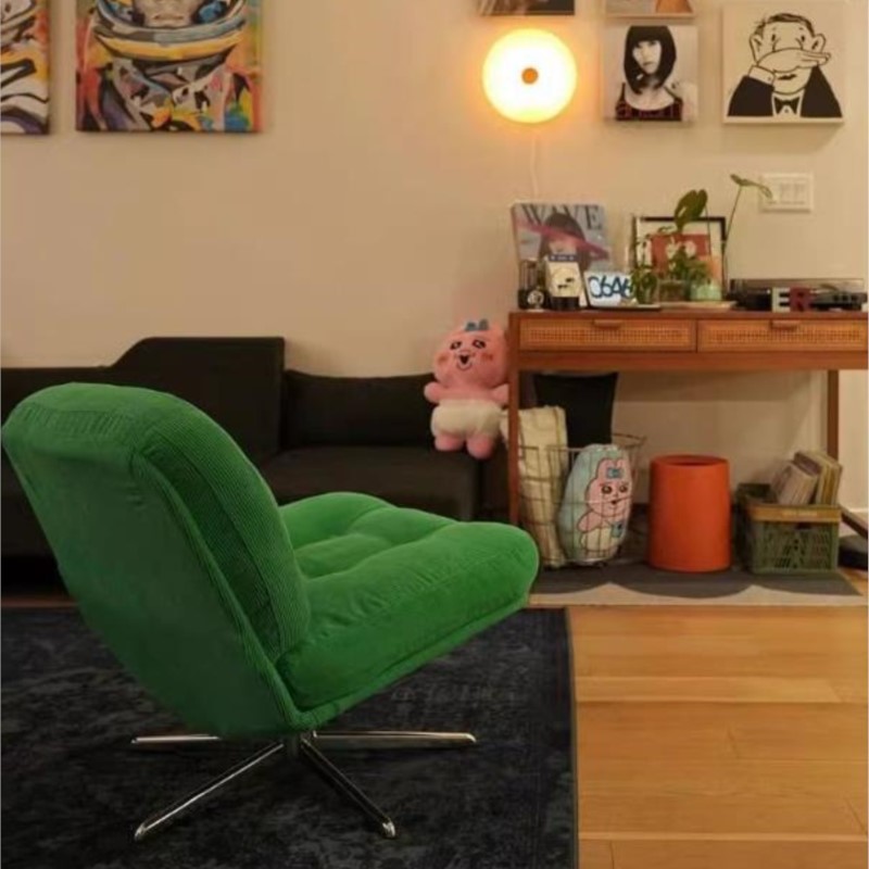 Realife Internet celebridad sofá silla Dewey Ringer ocio silla giratoria sala de estar balcón tamaño pequeño silla individual 2025 nuevo