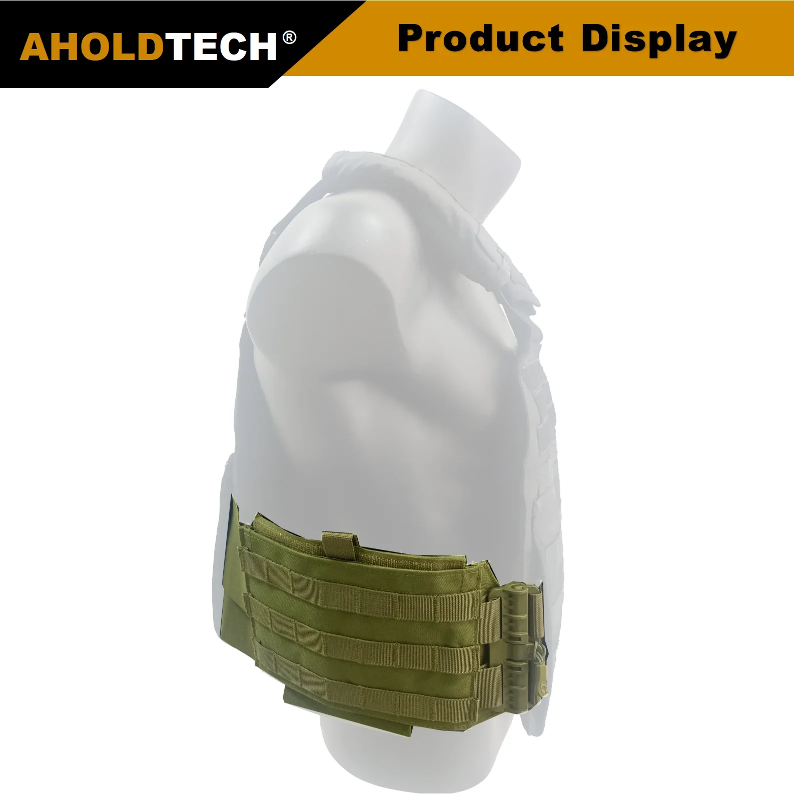 Aholdtech Tactical Quick Release Surrounding Abdominal Belt For Plate Carrier Vest Carrier Elastic Cummerbund Vest Accessories