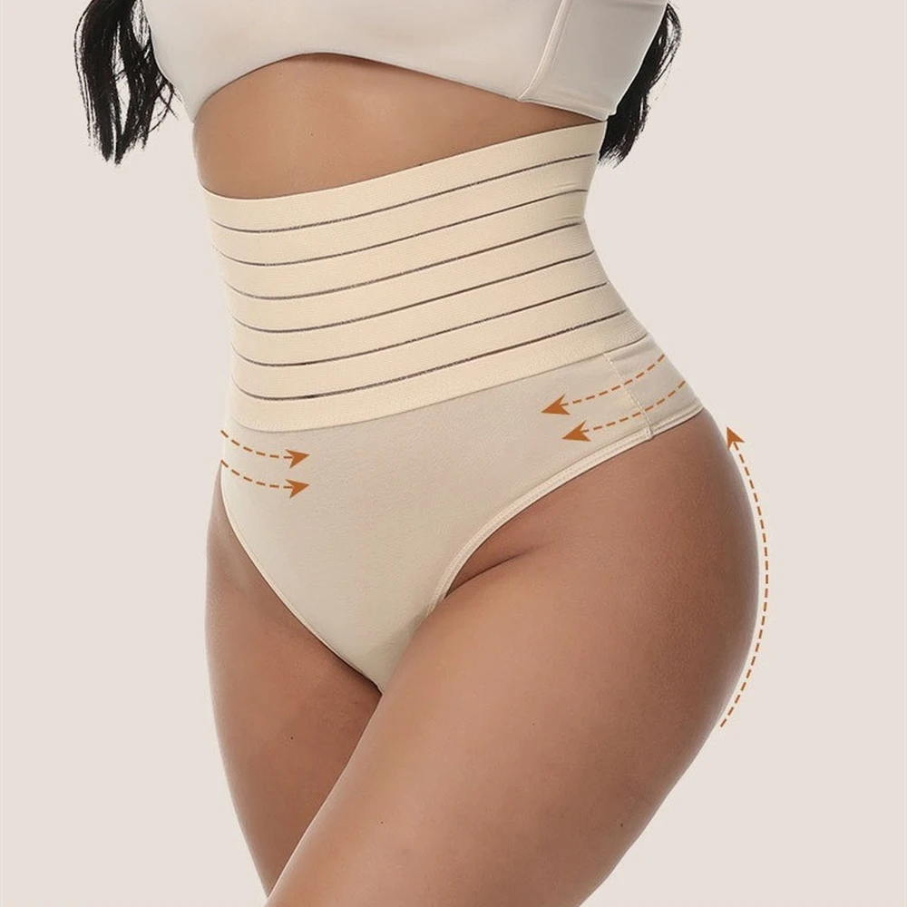 หลังคลอด Belly Band การบีบอัดหน้าท้องกระชับสัดส่วนเอว Shaping Panty Breathable Body Shaper Butt Lifter ไม่มีรอยต่อ Panty