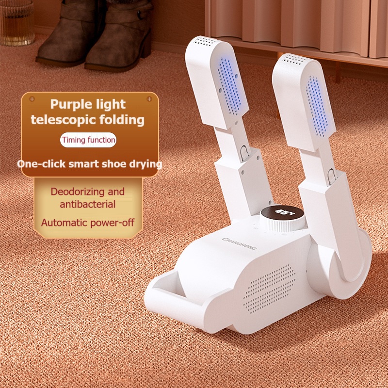 Secador de zapatos eléctrico inteligente, calentador portátil, desodorizador de zapatos, máquina deshumidificadora, calentador de pies para el hogar, Invierno