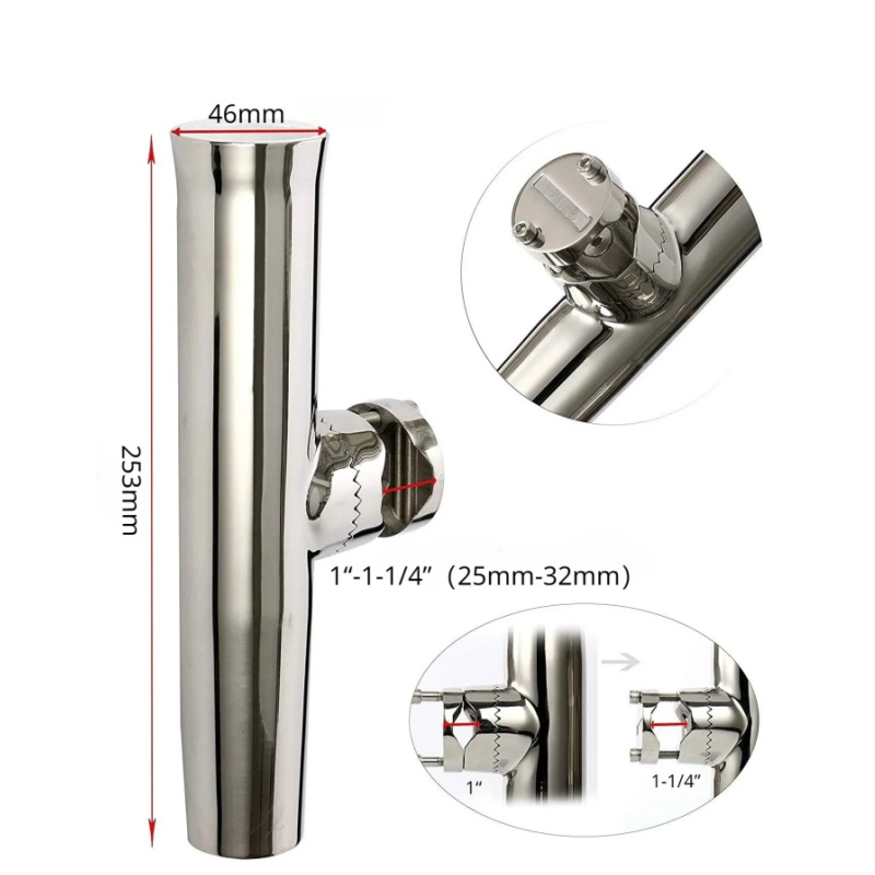 2 шт., держатель для удочки, 25-32 мм