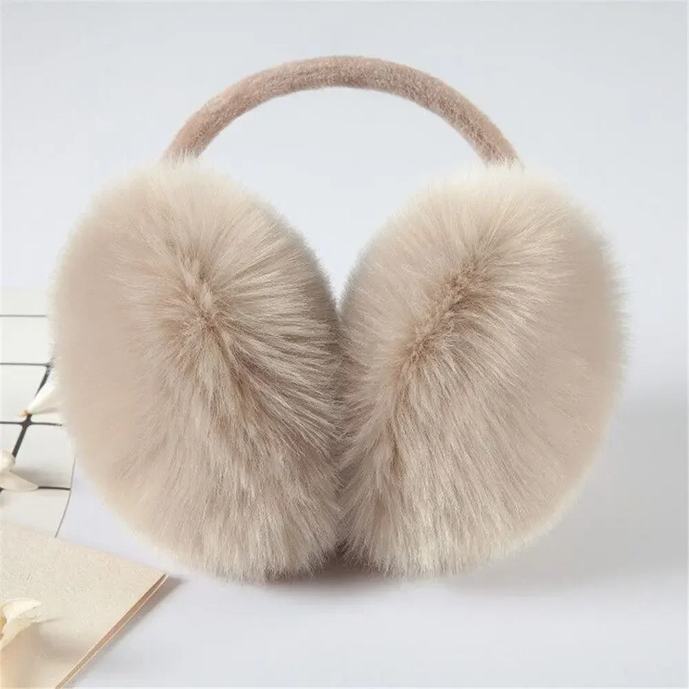 Multi-สีฤดูหนาวหู Muffs Earflaps อบอุ่นผู้หญิง Fluffy COZY Earmuffs Plush Soft หูอุ่นกลางแจ้งเย็นป้องกันหู Muffs