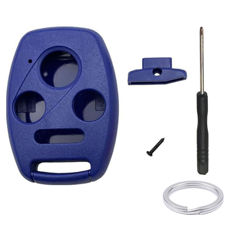 ブルー/レッド/ブラック車のキーシェルリモートキーケースリモートホンダアコード CRV パイロットシビック 2003 2007 2008 2009 2010 2011 2012 2013