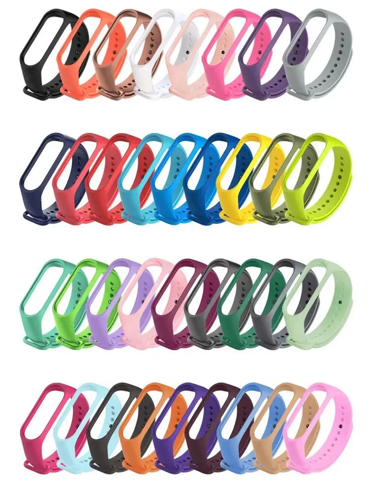 Correa de reloj para Xiaomi Mi Band 7 6 NFC pulsera de silicona reloj deportivo Miband 4 cinturón pulsera correa mi band 3 4 5 7 correa