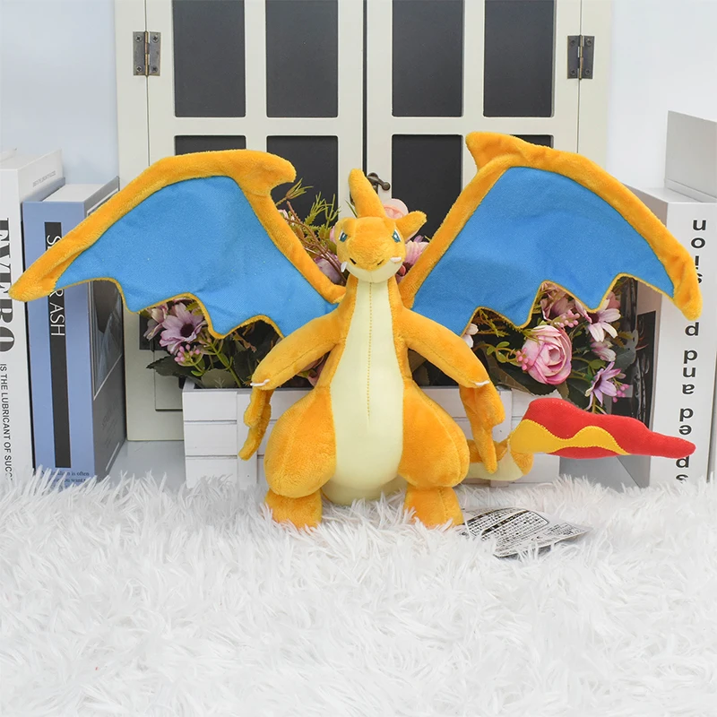 20 ซม.Evolution Mega Charizard Y ตุ๊กตาของเล่นตุ๊กตาพ็อกเก็ตมอนสเตอร์อะนิเมะมังกรตุ๊กตาของเล่นตุ๊กตาสัตว์ของขวัญเด็ก