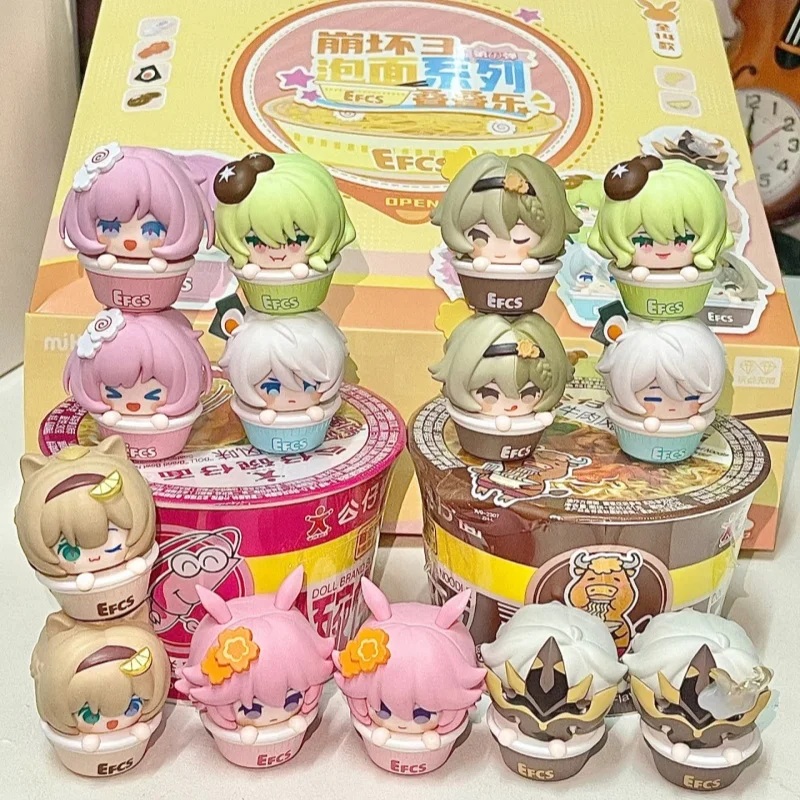 Honkai Impact 3 Mini Blind Box Elysia Mobius Pardofelis Kevin Kaslana Kalpas Yae Sakura Villv Anime Figure Decoration Model Toys