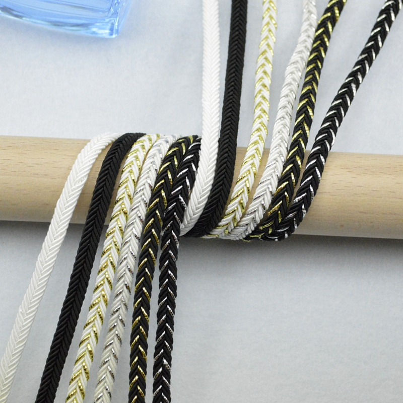 5 Meter/16,4 Fuß pro Packung, neuer Spitzengürtel, Bekleidungszubehör, DIY-Handwerk, Hochzeitskleid, doppelseitiger Blumengeflecht mit Spitze, Polyester-Spitze