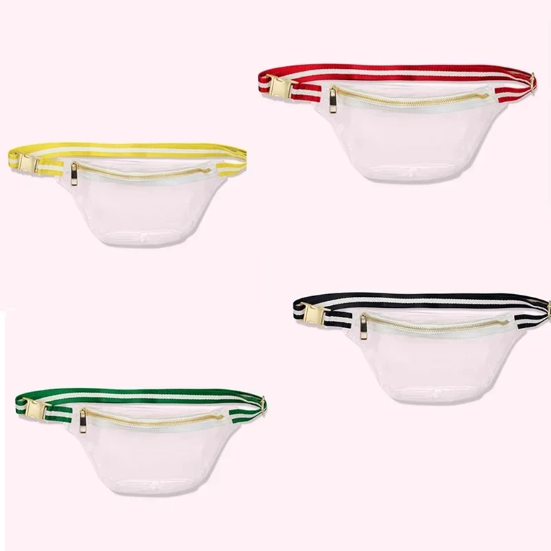 Fanny Pack Wasserdichte Transparente PVC Taille Taschen Telefon Beutel brustgurt Tasche Für Frauen Männer Outdoor Sport