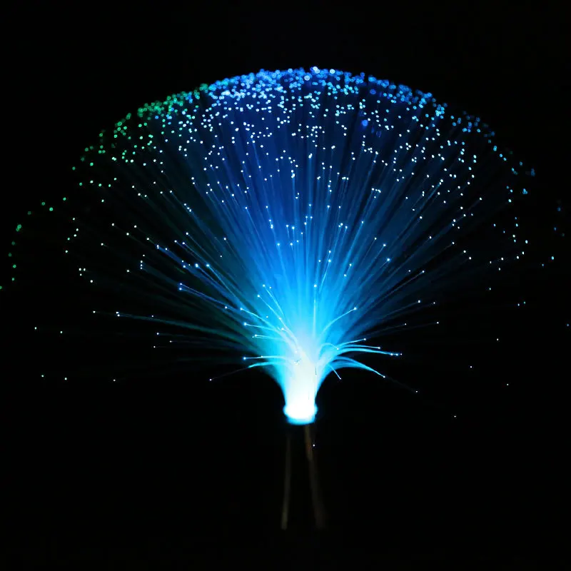 LED 광섬유 램프 다색 별 하늘 조명, 휴일 결혼식 센터피스 광섬유 LED 야간 조명 장식 램프 2024