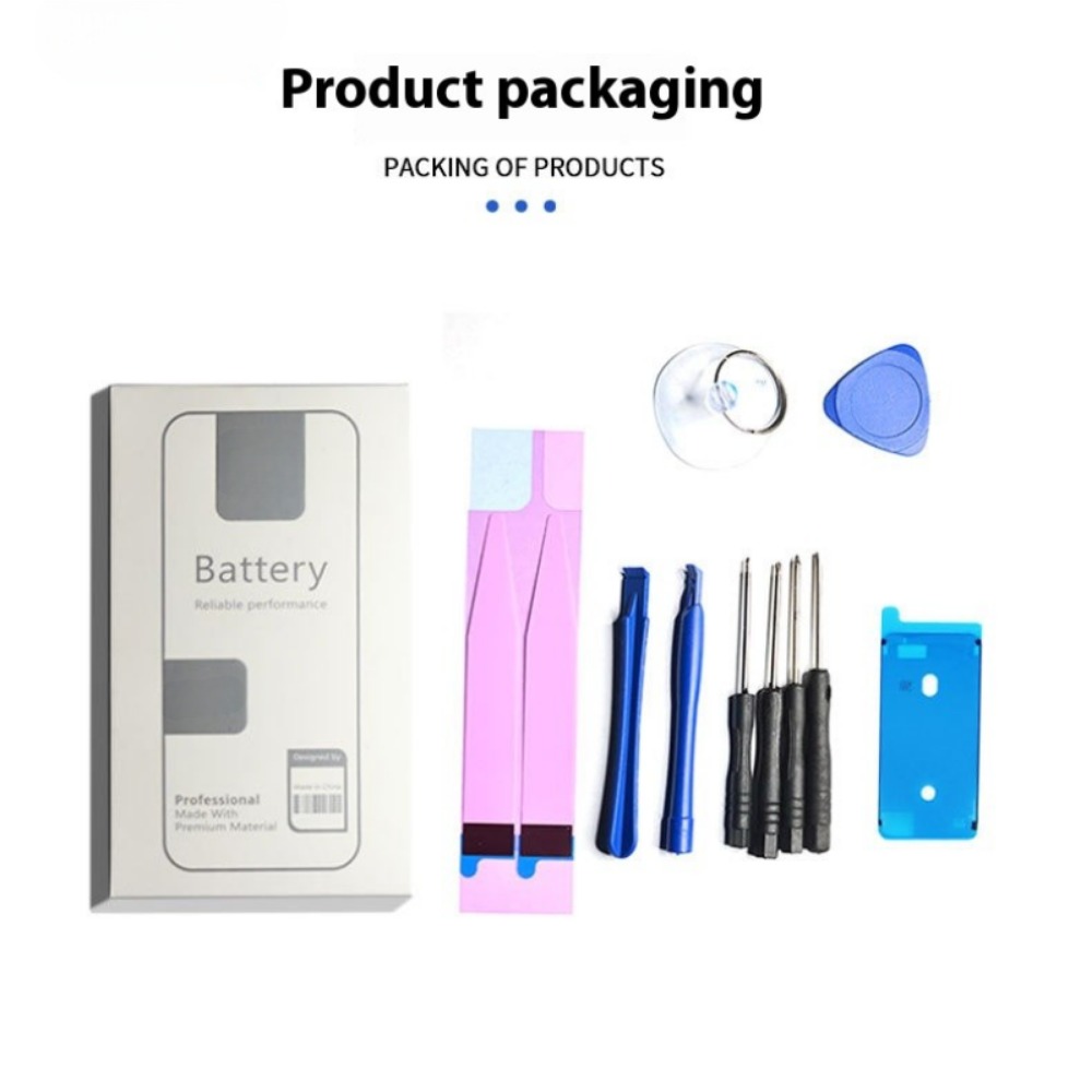 Batería Original AAA + de alta calidad para iPhone 6 6S 7 8 Plus X Xs Max XR 11 Pro Max, teléfono móvil con pegatina de herramientas gratis
