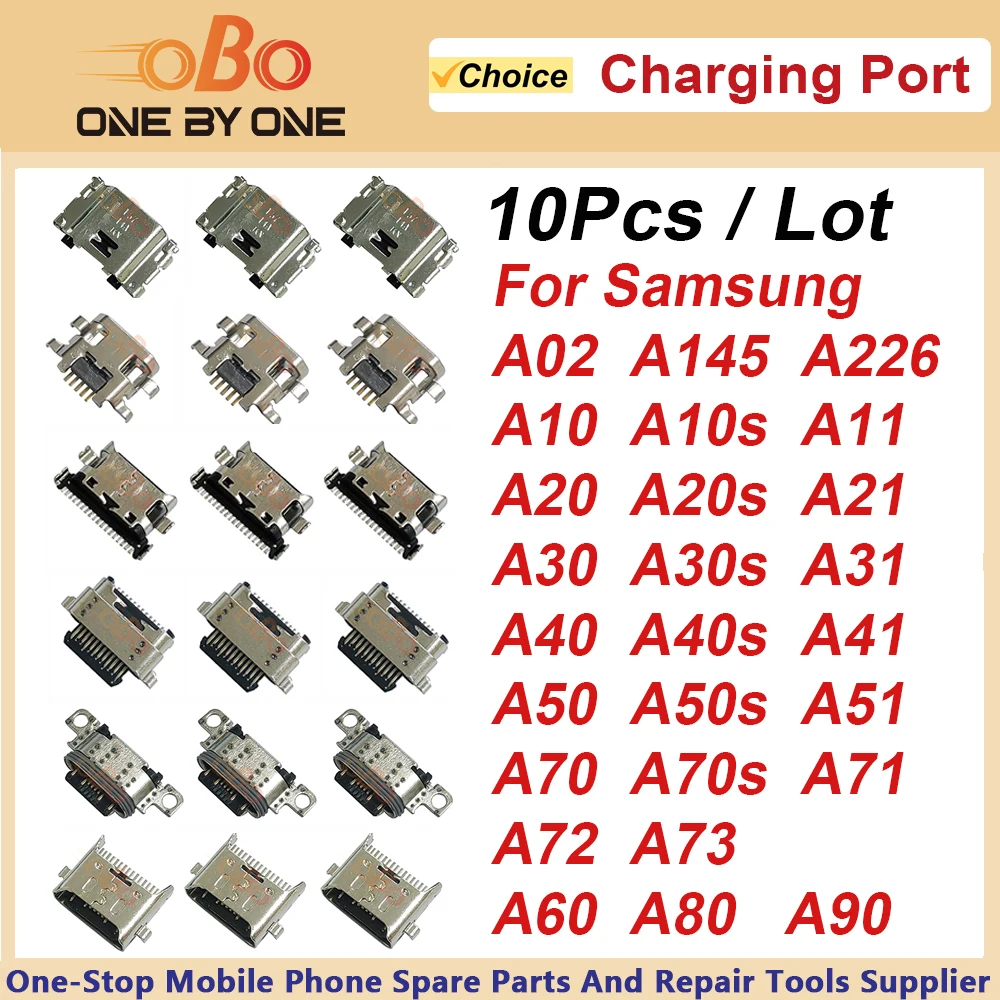 10pcs Voor Samsung A10s A11 A20s A21s A226 A30s A31 A40 A41 A50s A60 A70s A71 A72 A73 A80 A90 Usb-poort Opladen lader Connector
