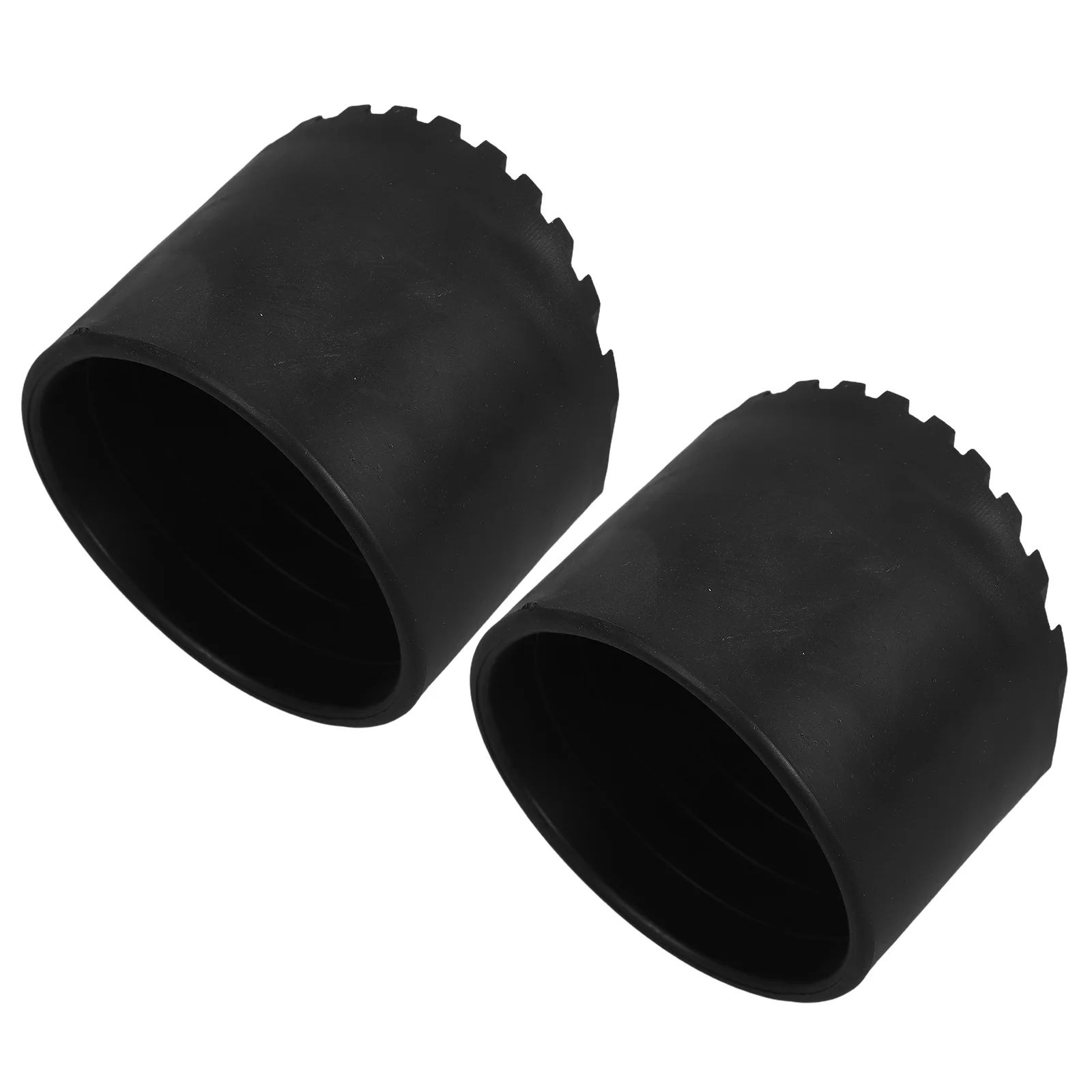 2pcs Ladder Foot Cover Universal Round Non Slip Replacement Caps for Telescopic Folding Ladders Anti Skid Stabilizer Durable