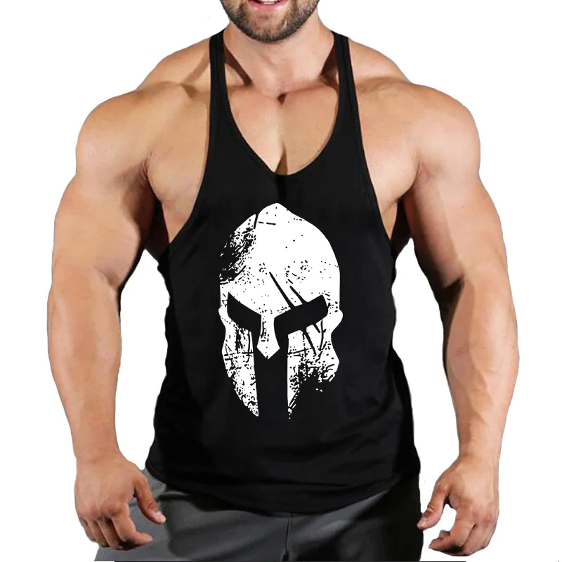 Muskularny mężczyzna siłownie ubrania męskie Tank Top kamizelka siłownia kulturystyka i Fitness odzież typu stringer trening marki podkoszulki koszula umięśniona