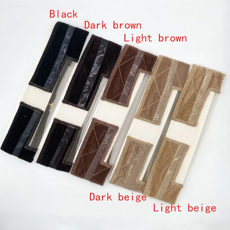 Non-SLIP Soft กํามะหยี่ผู้หญิงวิกผม Grips แถบคาดศีรษะผู้หญิงแถบคาดศีรษะซิลิโคนกํามะหยี่ถือวิกผมอุปกรณ์เสริมวิกผม