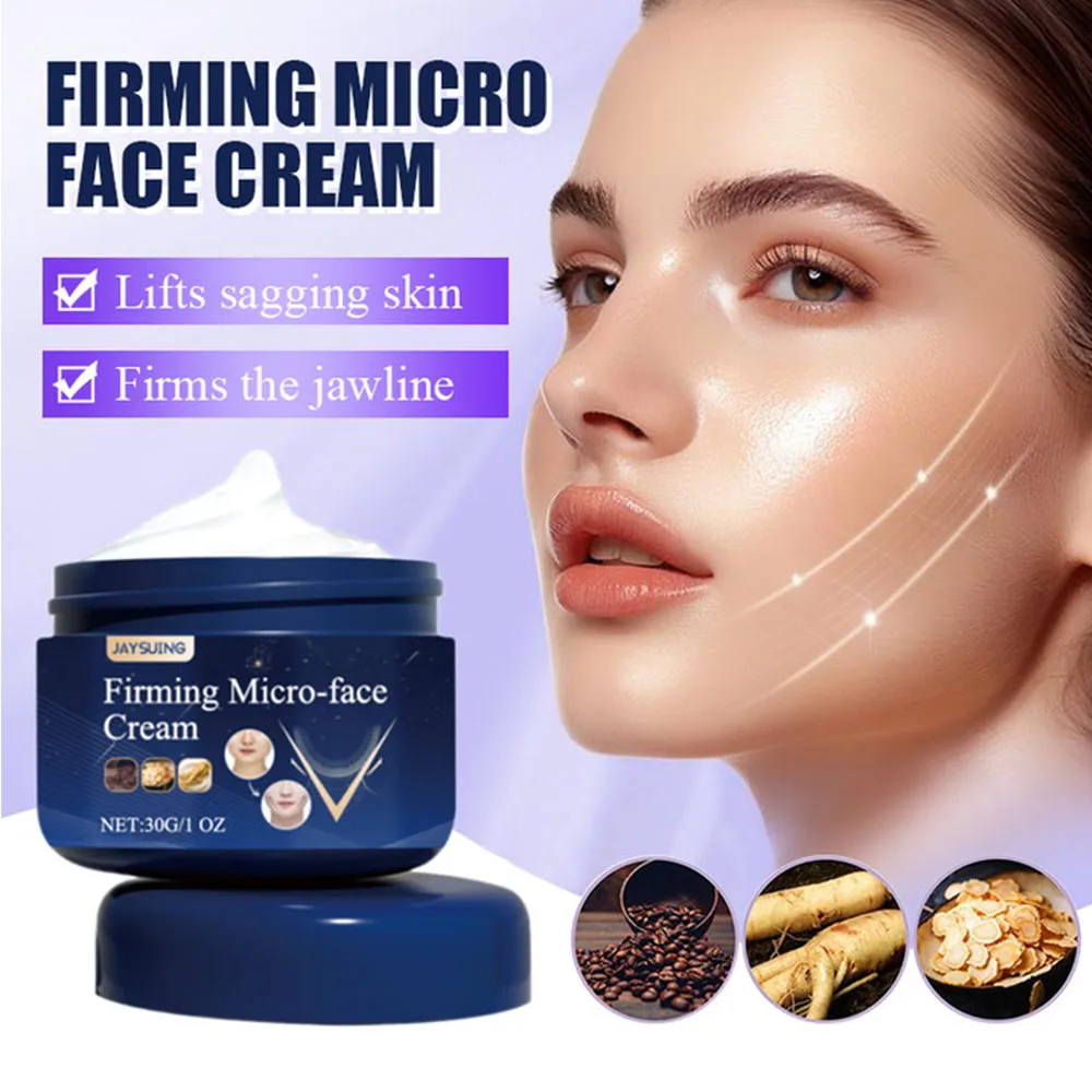 Face-Liftครีมกระชับสัดส่วนSlimming Firming HydratingและMoisturizing Face Anti-Aging Brighteningครีมผลิตภัณฑ์ 30G