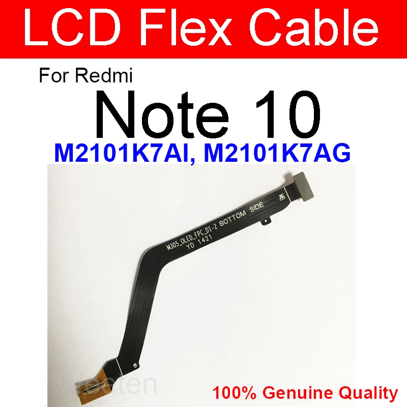 Màn Hình LCD Bo Mạch Chủ Kết Nối Cáp Mềm Cho Xiaomi Redmi Note 10 Note 10S Note 10 Pro Max 5G Mainboard màn Hình LCD Hiển Thị Kết Nối Ruy Băng
