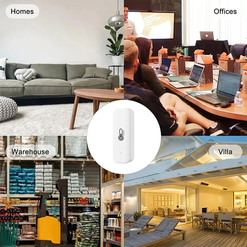 Tuya Zigbee WiFi Temperatur Und Feuchtigkeit Sensor APP Remote Monitor Für Smart Home oder SmartLife WorkWith Alexa Google Assistent