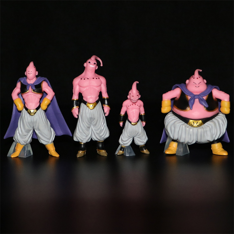Dragon Ball oito estatuetas Buu mal majin Buu Bui Clube de Artes Marciais Super Saiyan anime modelo ornamentos