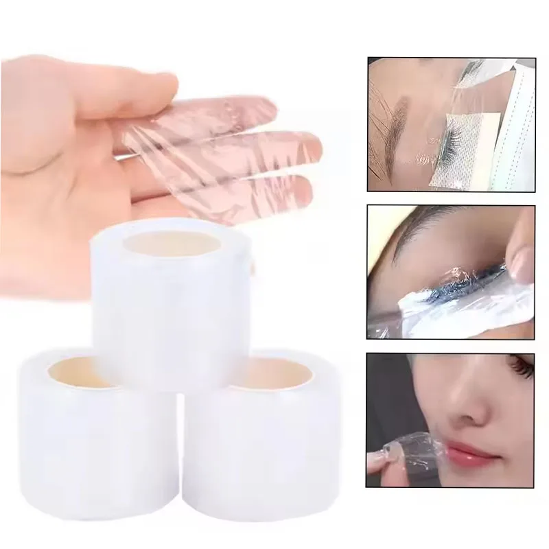 1 Rolle Microblading Tattoo durchsichtige Kunststofffolie Konservierungsfolie für Permanent Make-up Tattoo Augenbrauen Tattoo Zubehör