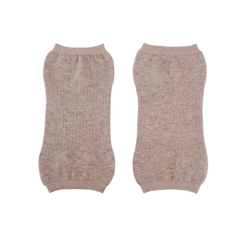 ผู้หญิงผ้าขนสัตว์น้ำหนักเข่าอุ่นแขนยาวฤดูหนาว Coldproof Warm หัวเข่าถักสูง Kneecap เข่าป้องกันขาอุ่น