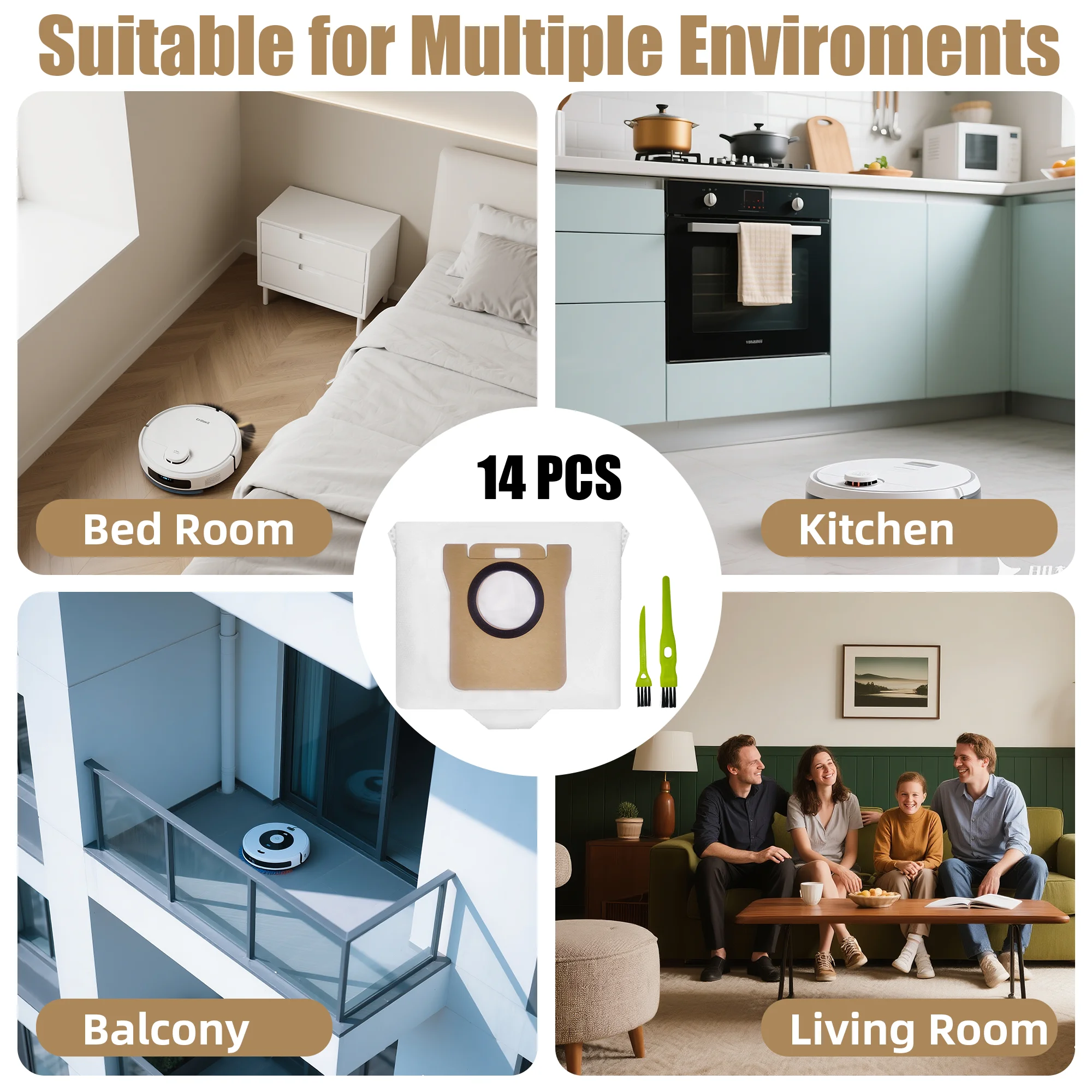 Dust Bag for Xiaomi Robot Vacuum X20 Plus X20 Max X20 Pro X10+ S10+ S20+ for Dreame L10s Ultra L20 Ultra L30 Ultra Accessories