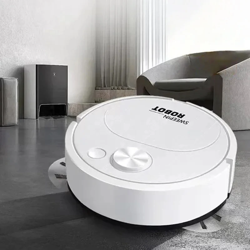 Xiaomi 3 In 1 Smart Sweeping Robotเครื่องดูดฝุ่นUSBชาร์จไร้สาย 1500PaลากทําความสะอาดกวาดสําหรับOffice Home