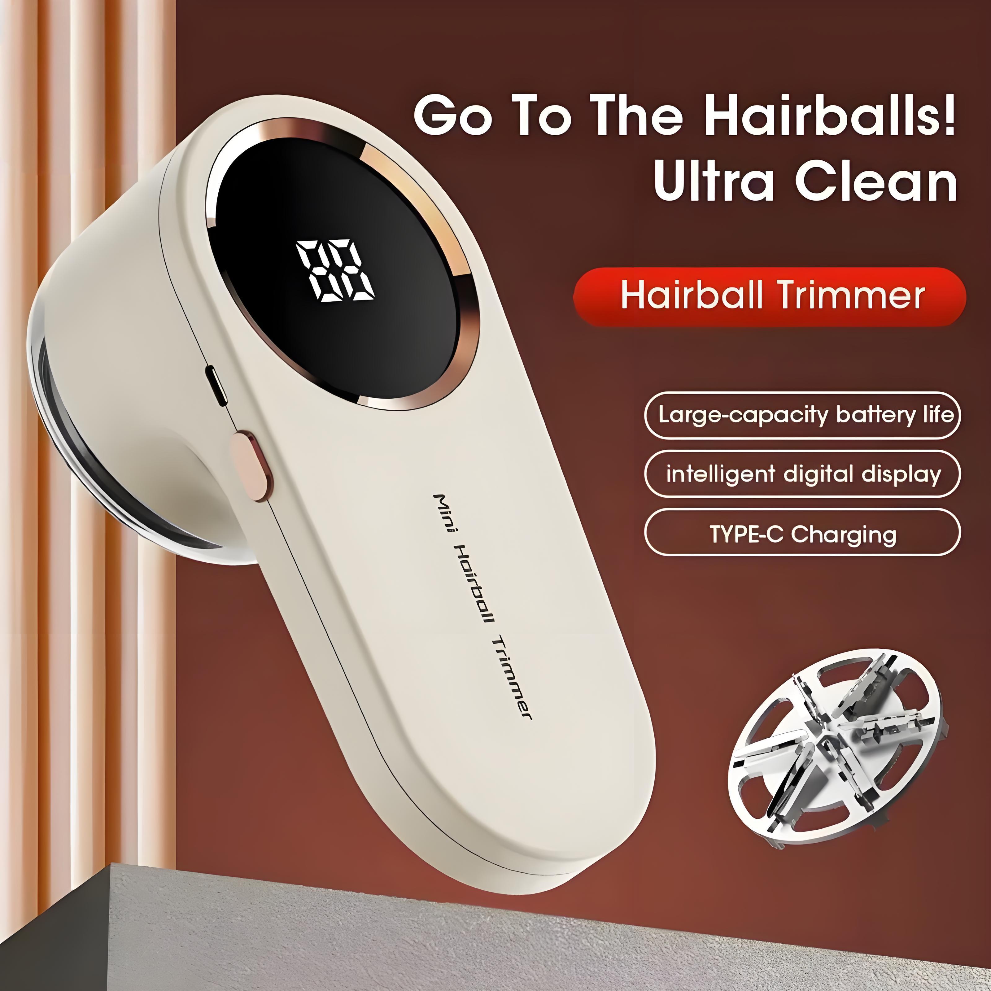 Eliminador de pelusas para ropa, eliminador de pellets de pelusa eléctrico portátil, pantalla LED recargable para afeitadora de ropa, eliminador de pelusas