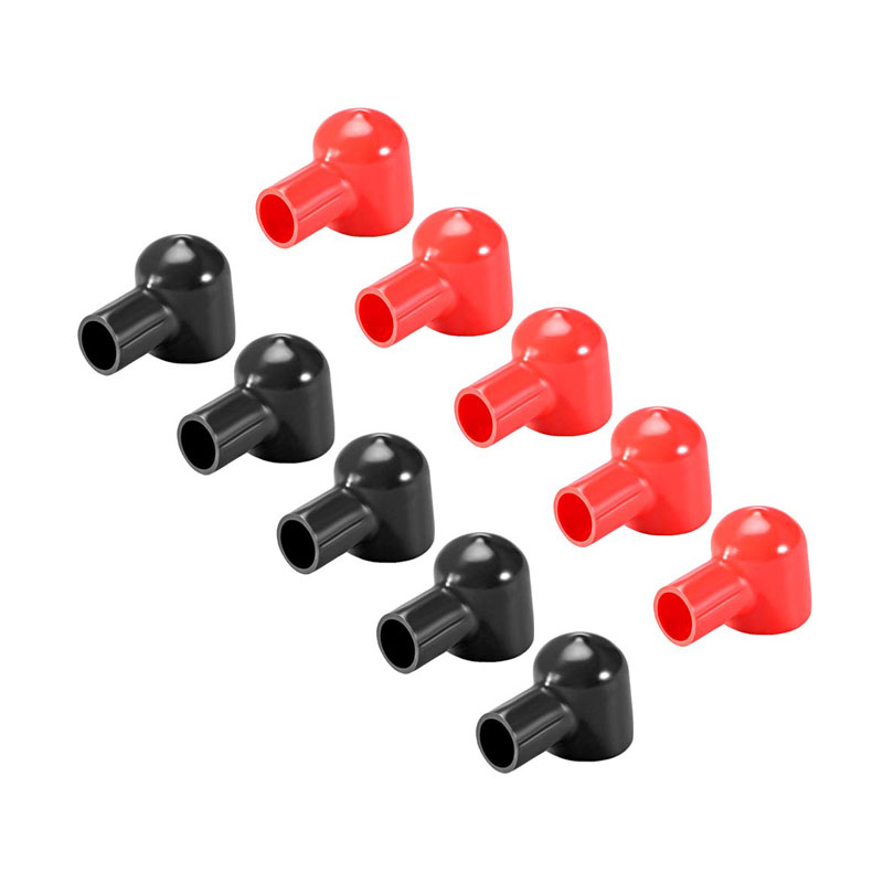 8 Chiếc Pin Ô Tô Cách Nhiệt Bao Đỏ Đen Nhà Ga Khởi Động Vòng Cao Su 20X12MM PVC Cáp Chốt Giờ Bảo Vệ bao Da Chốt Giờ Mũ Lưỡi Trai Tự Động