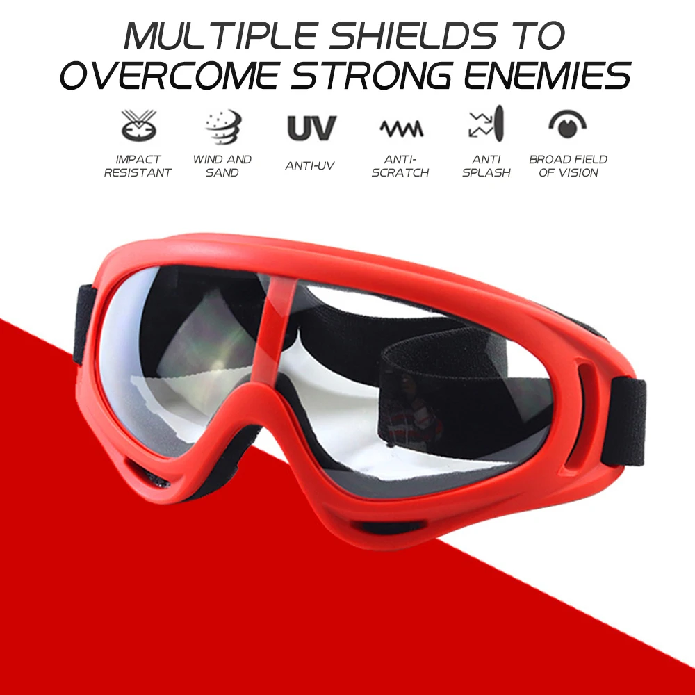 オートバイメガネアンチグレアモトクロスサングラススポーツスキーゴーグル防風防塵 UV 保護具アクセサリー TSLM2