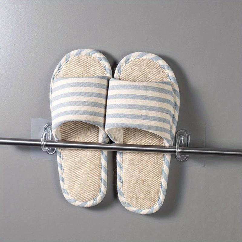 Ganci rotondi multifunzionali a parete da 10 pezzi Punzonatura gratuita Portaoggetti per pasta senza soluzione di continuità Cucina Bagno Anello per uso domestico Hange