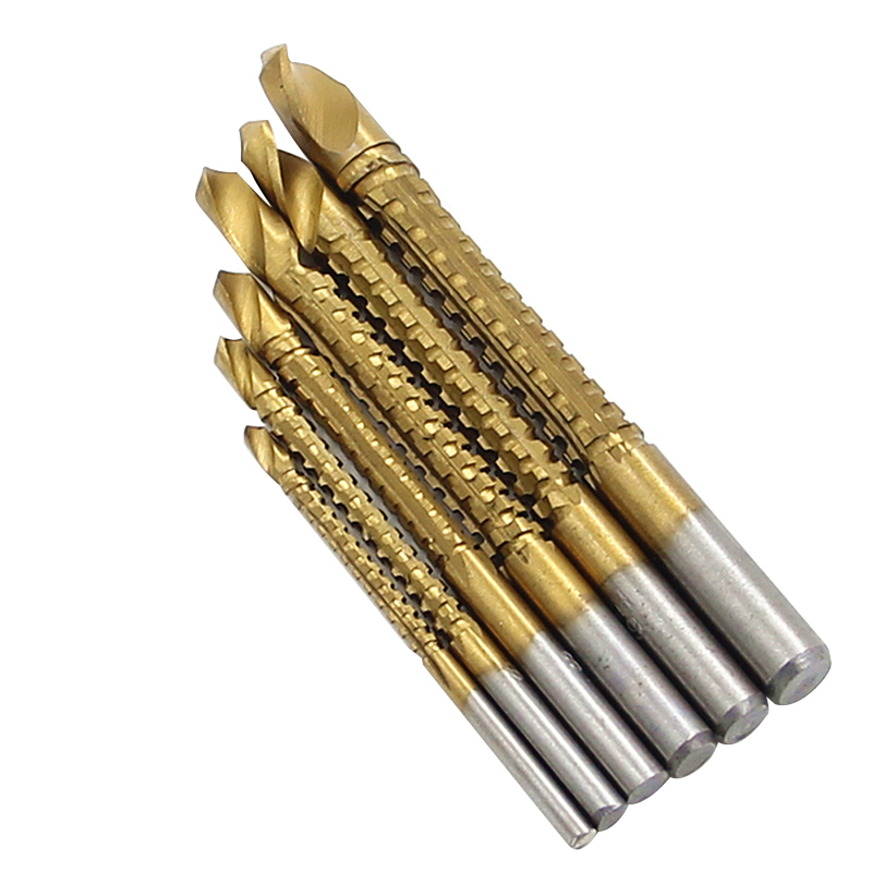 HSS woodwork saw drill electric drill hole opening tool set hole drilling bit serrated drill board hole expand and groove pull