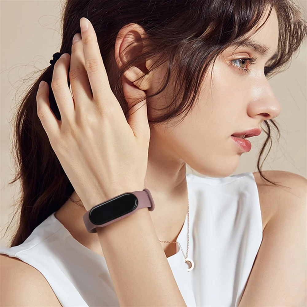 Correa para Mi Band 7 6 5 4 3 correa de reloj deportiva pulsera de silicona para reloj inteligente Xiaomi Mi Band 6 4 7 5 accesorios de correa pulsera