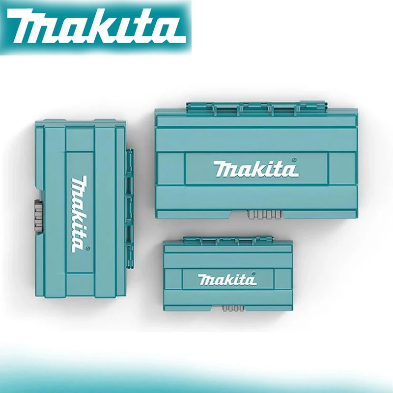 Makita Injection Molding Parts Storage Box Hardware Tools Household Screw Electronic Component Drill Bit Anti-Fall Tool Box