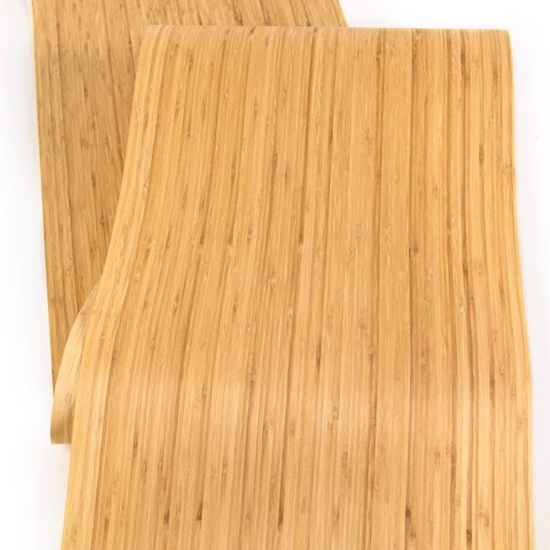 Natural Bamboo veneer Structural design Timber DIY Handmade veneer Handmade Veneer   L2500mm W380mm T0.2mm