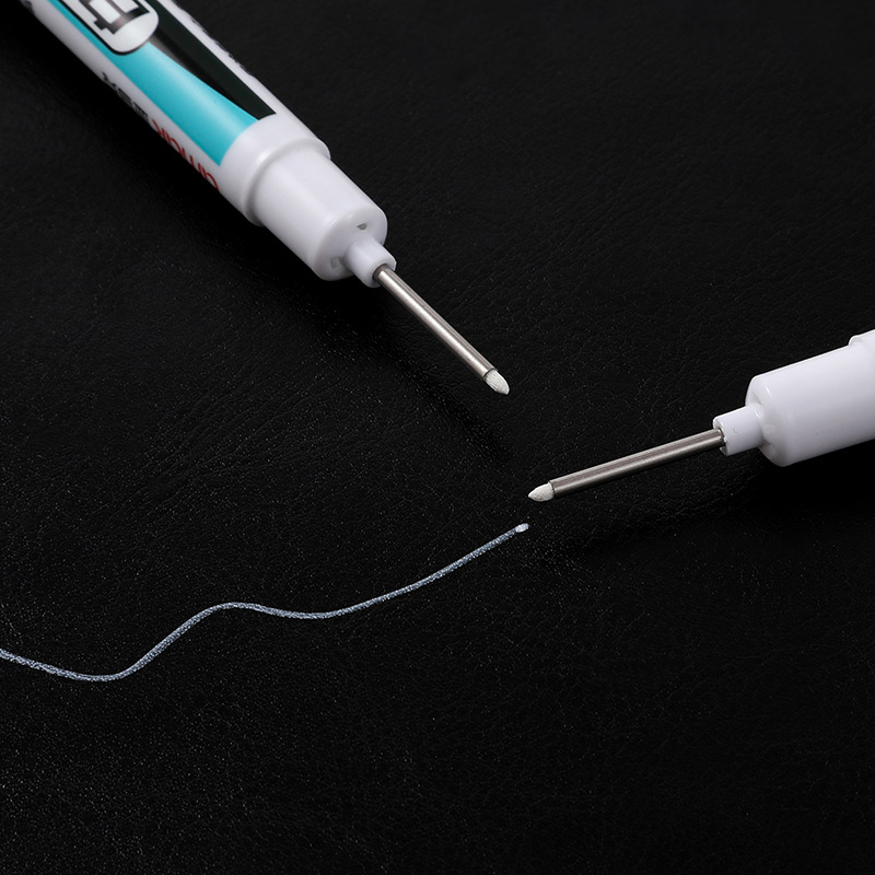 White Marker Oily Fine Tip Courier Waterproof Non-Fading Advertising Greeting Card Tire Glass Highlighter Pen Can Not Be Erased