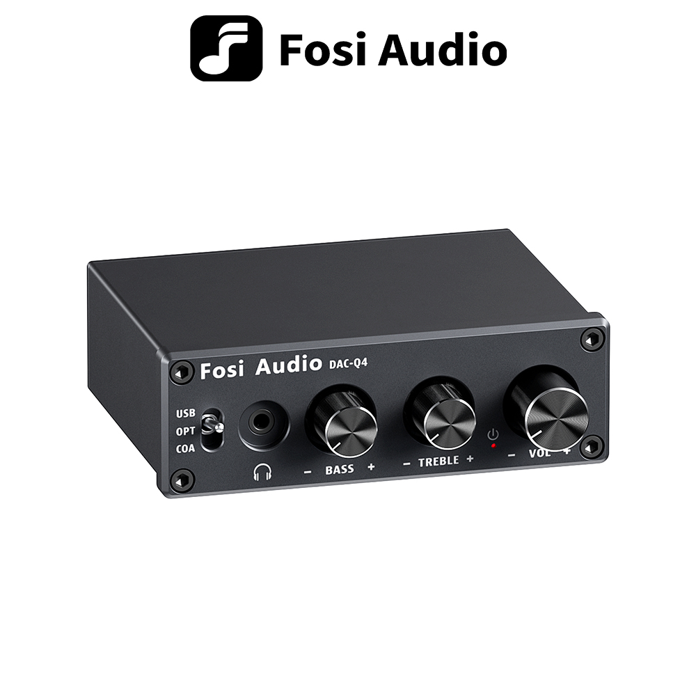 Fosi Audio Mini Stereo USB Gaming DAC & Headphone Amplifier Audio Converter Adapter for Home/Desktop Powered/Active Speakers