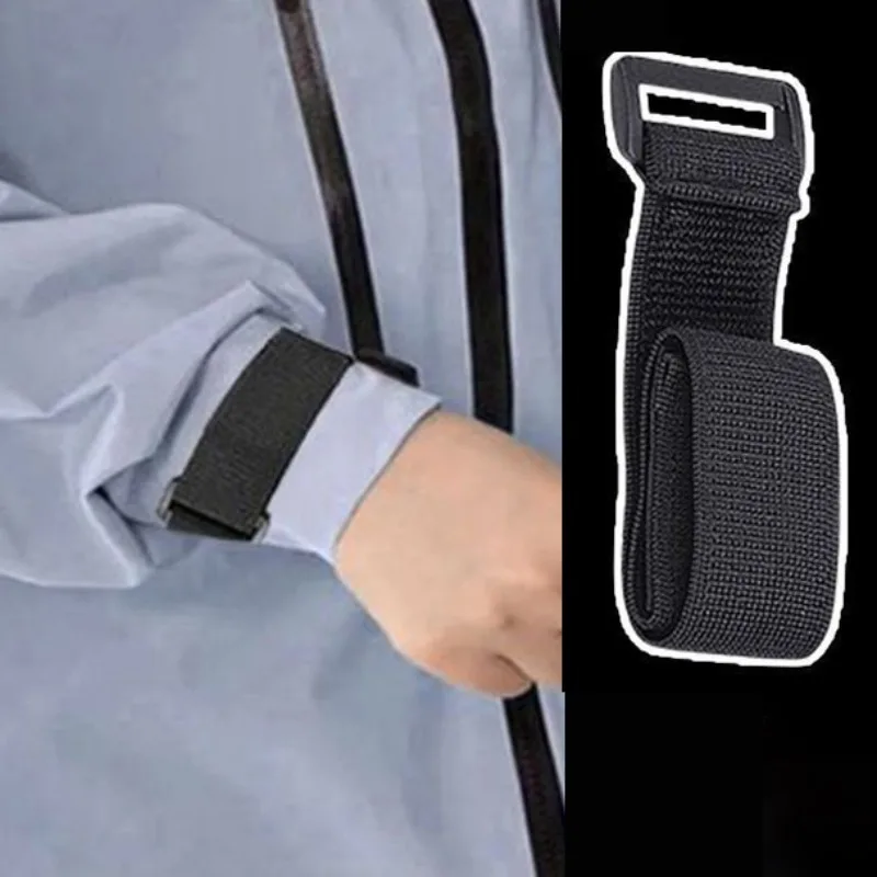 Windbreaker Accessory 2pcs Cuff Tightening Artifact Fixing Buckle Cuff Strap Elastic Fixing Strap Pants Cuff Tighten Windproof
