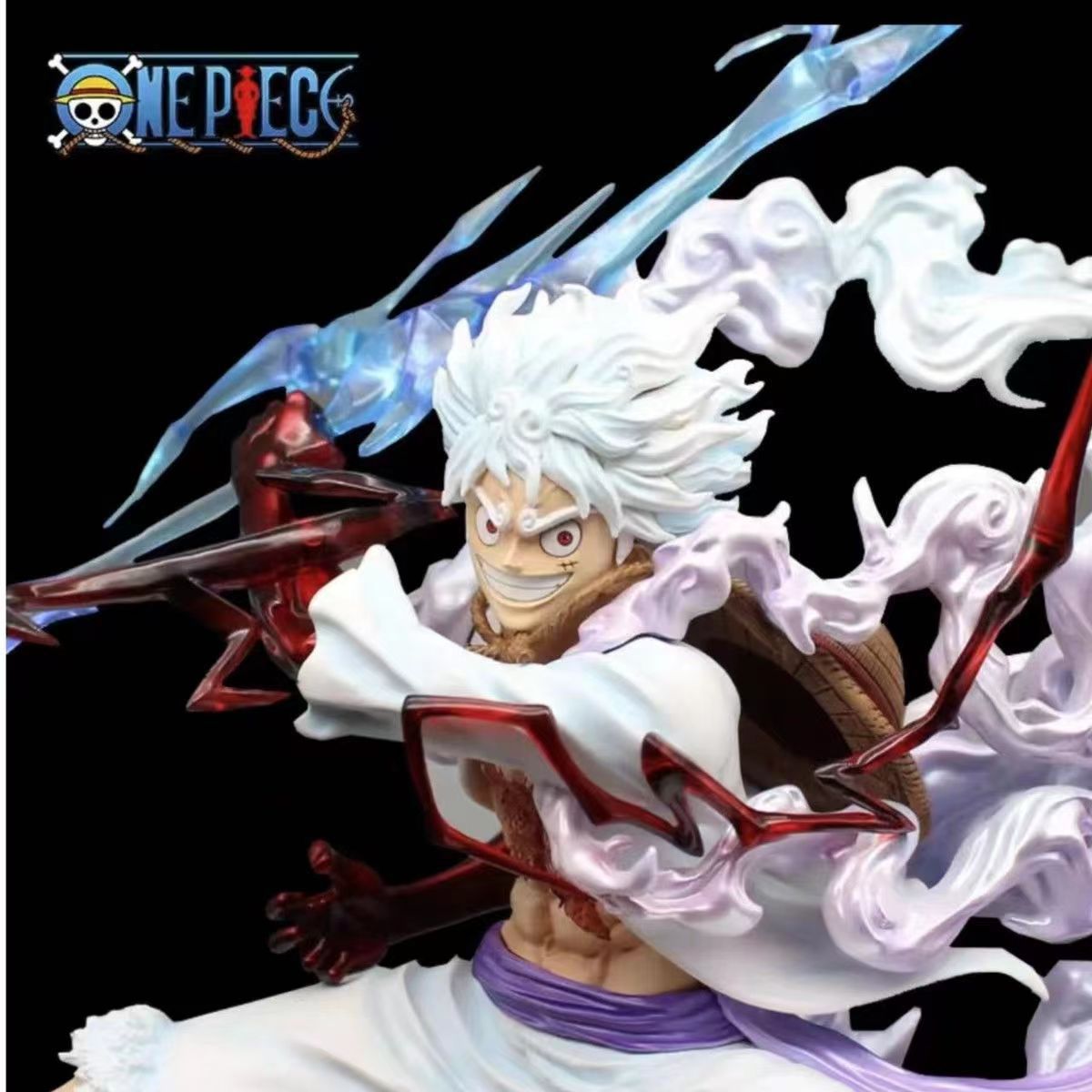 28ซม. หุ่นหนึ่งชิ้นรูปซุนก๊อดเกียร์5 Nika luffy ตุ๊กตาขยับแขนขาได้ GK ลิงสายฟ้าฟาดโมเดลของเล่นสะสมพีวีซี