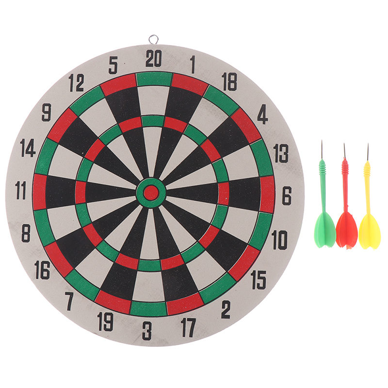 1 ชุด Dart Board ลูกดอกเกมชุดที่สมบูรณ์แบบสําหรับถ้ําเกมห้องเด็กตกแต่ง