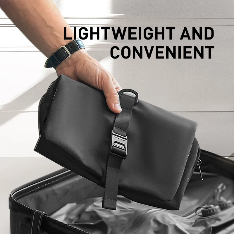 MARKRYDEN MagiClip: Bolsa de higiene separada úmida e seca com suporte para escova de dentes para uso diário