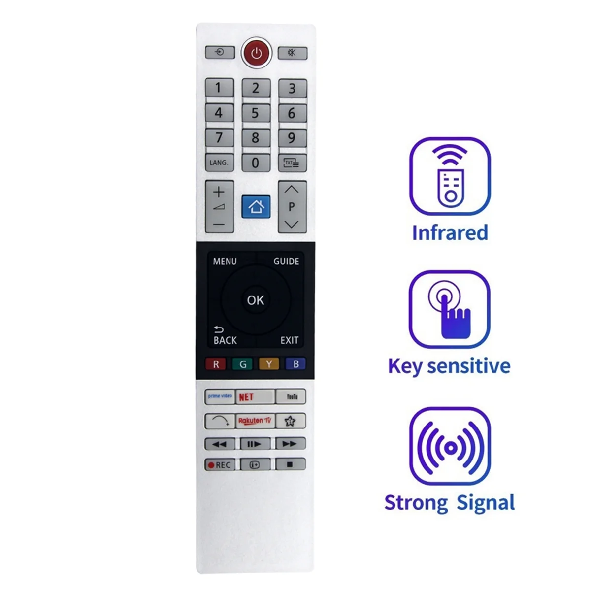 BABQ Replace CT-8567 CT8567 Remote Control for Toshiba CT8538 LCD LED TV Remote Controller