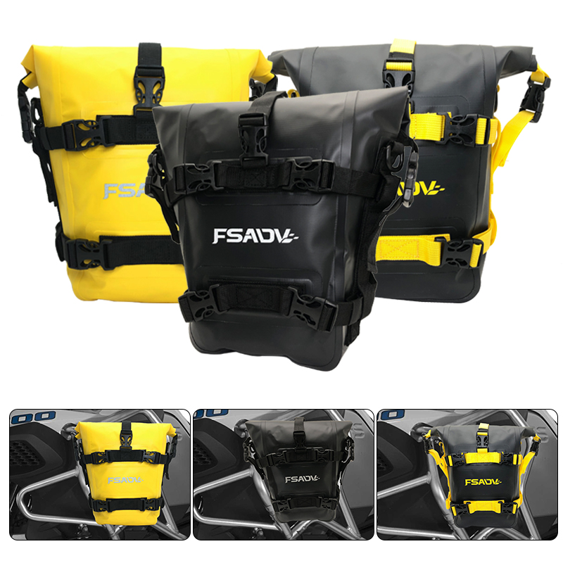 Universal Motorcycle Frame Crash Bars Waterproof Bag Repair Tool Placement Bag For BMW R1200GS R1250GS For Suzuki For HONDA