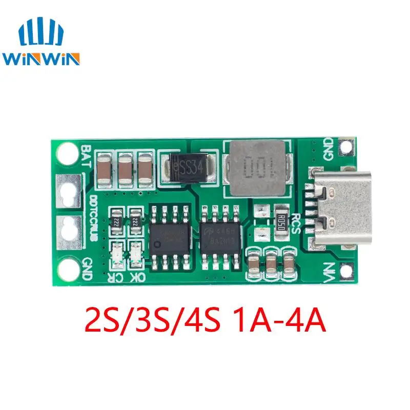 Multi-célula 2S 3S 4S tipo C a 8,4 V 12,6 V 16,8 V elevador LiPo polímero Li-Ion cargador 7,4 V 11,1 V 14,8 V 18650 batería de litio
