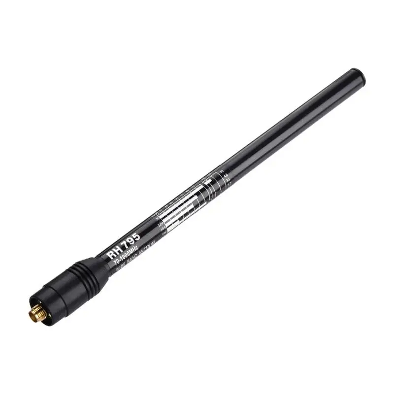 RANZ RH795 S SMA-Female Handheld Intercom High Gain Telescopic Antenna 2.5dBi Wide-band 70-1000MHz Radio Intercom Accessories