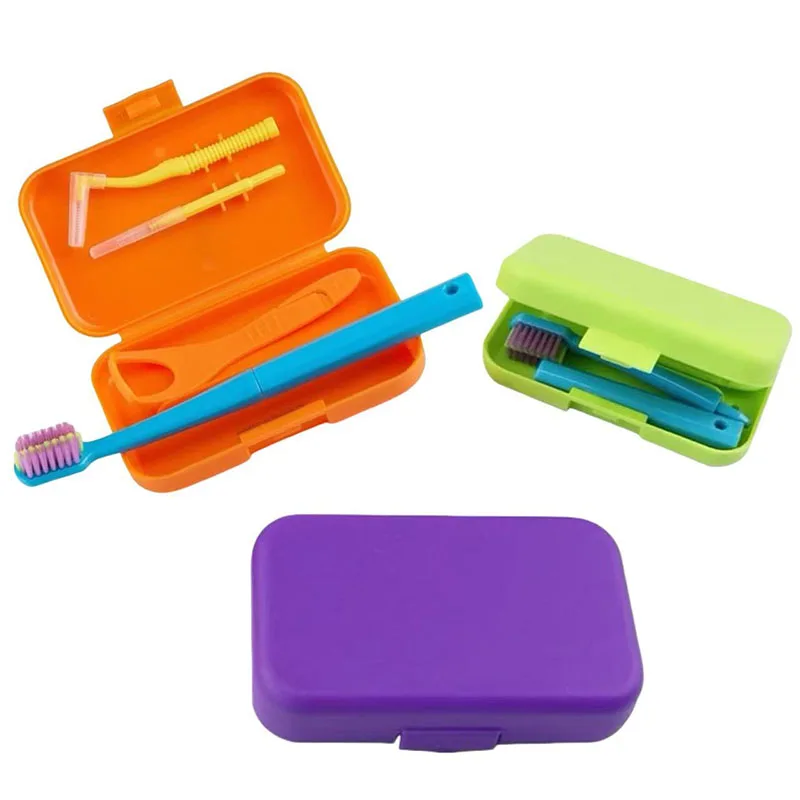 Tandheelkundige Reiniging Care Kits Orthodontische Mondverzorging Borstel Tongschraper Rager Reizen Set Draagbare Schone Hygiëne Case