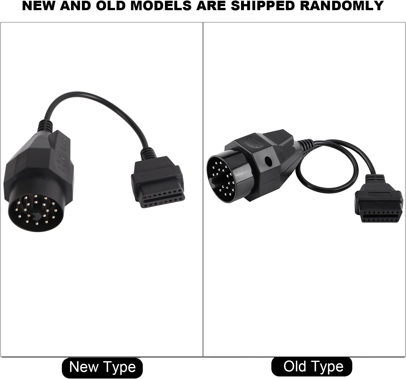 Adaptateur OBDII pour BMW, connecteur d'interface 20 broches vers OBD2 16 broches pour BMW E36 E39 E30 F20 X5 Z3 E53 i3 câble de Diagnostic de voiture OBD2