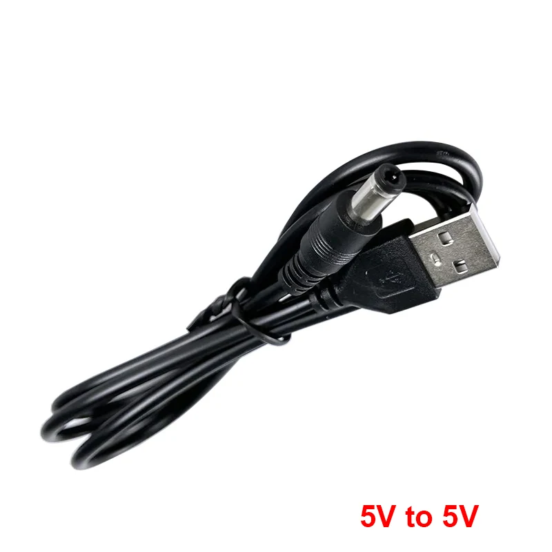 Kabel USB do Power Banku WiFi 5.5*2.1mm, Konwerter Podwyższający Napięcie DC 5V do 12V itp.