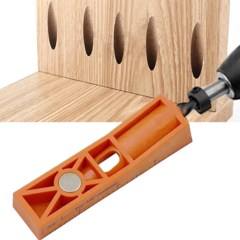 Woodworking Oblique Hole Locator DIY Woodworking Tools Pocket Hole Angle Drill Guide Rail Hole Punching Positioner Set