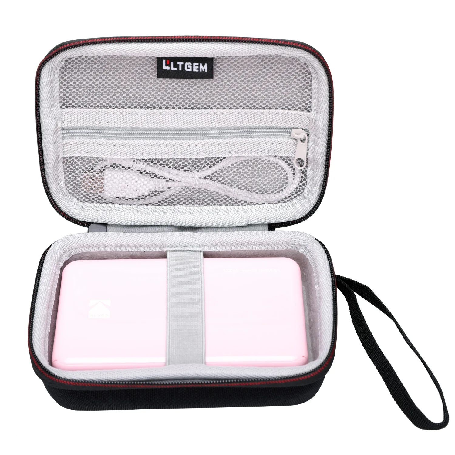LTGEM EVA Estuche de transporte duro para Kodak Mini 2/Mini 2 Plus HD inalámbrico portátil móvil impresora fotográfica instantánea LTGEM Estuche de transporte