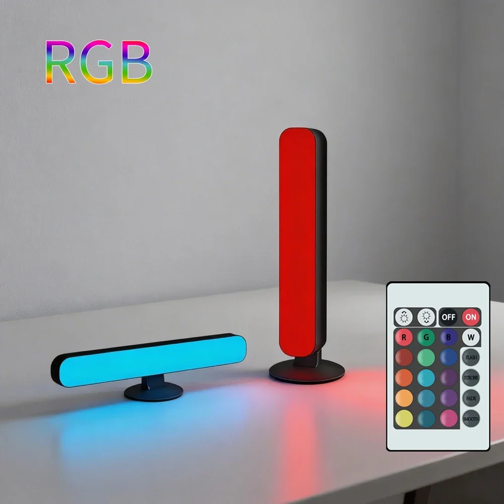 Barra de luz rgb usbled, mudança de cor, luz de fundo de tv, sinfonia remota, atmosfera, tiras de luz, música, ritmo, captador de ambiente, decoração de lâmpada